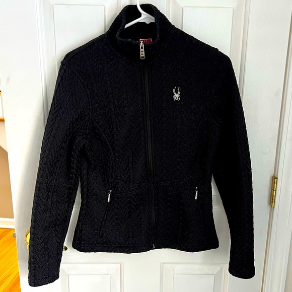 Spyder Jackets & Coats Spyder Full Zip Cable Knit Sweater Jacket